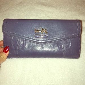 Coach trifold wallet